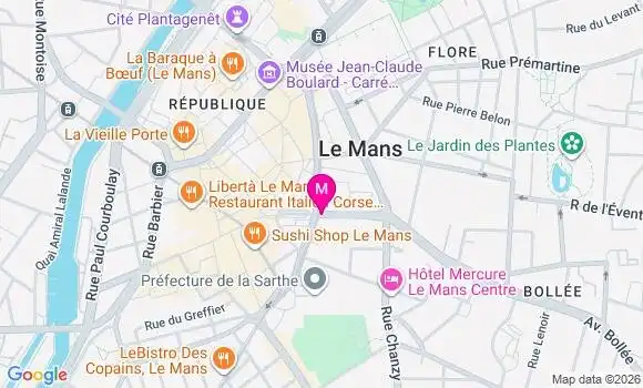 Localisation U Express Gaulle - 72000