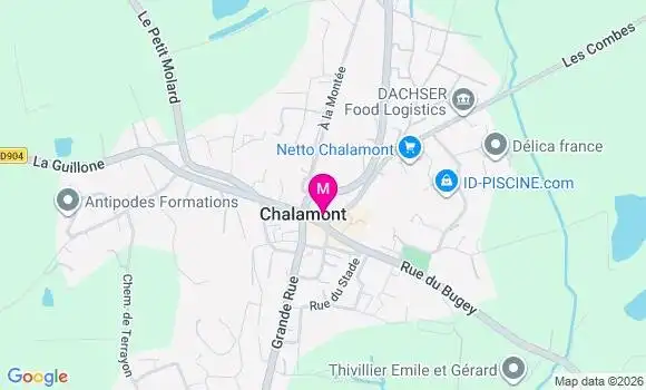 Localisation Chalamont - 01320