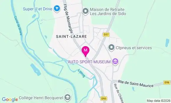 Localisation Super U - 45230