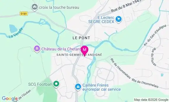 Localisation La Ferriere de Flee - 49500