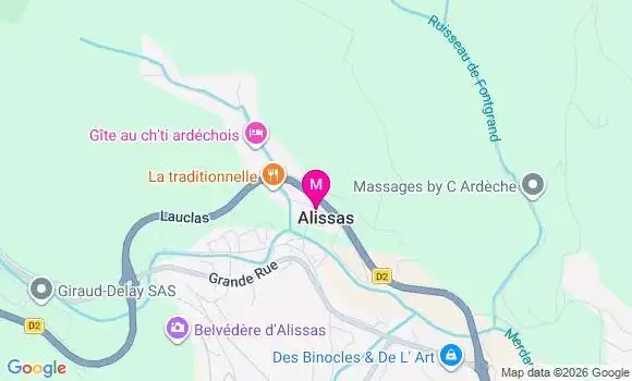 Localisation Alissas - 07210