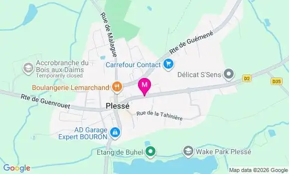 Localisation Plesse - 44630