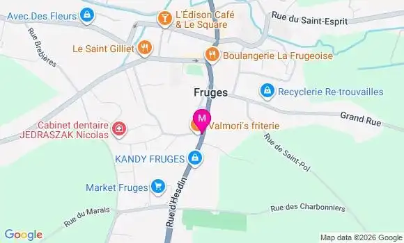 Localisation Carrefour Market - 62310