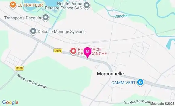 Localisation Carrefour Market - 62140