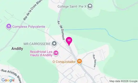 Localisation Intermarche Super - 95160