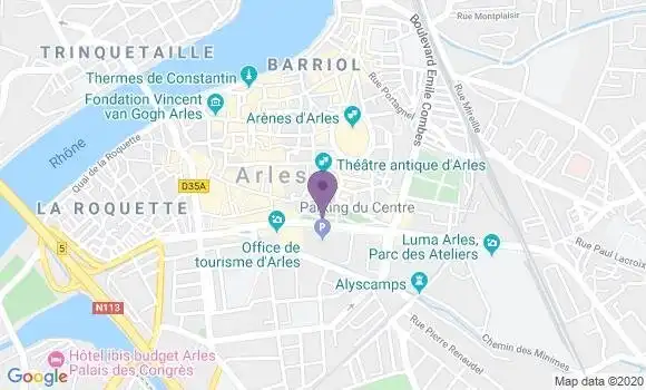 Localisation Arles les Lices - 13200
