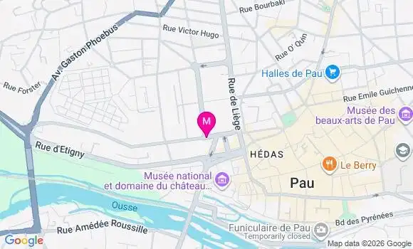 Localisation Carrefour City - 64000