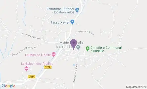 Localisation Aureille Bp - 13930