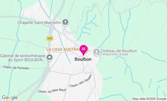 Localisation Boulbon - 13150