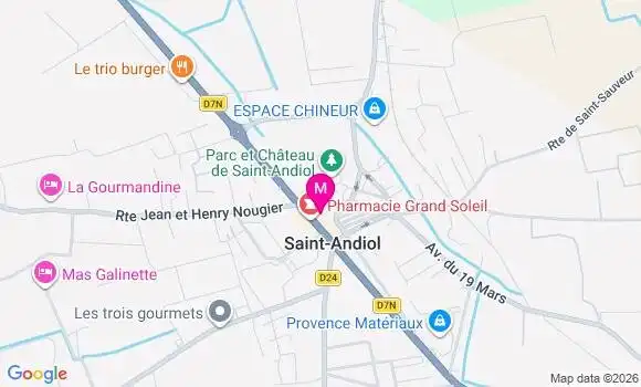 Localisation Saint Andiol - 13670