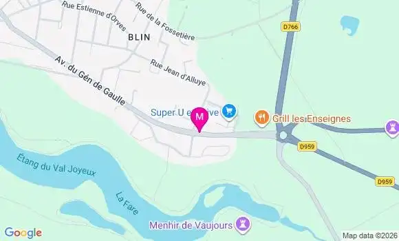 Localisation Super U - 37330