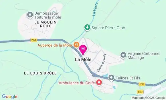 Localisation La Mole - 83310