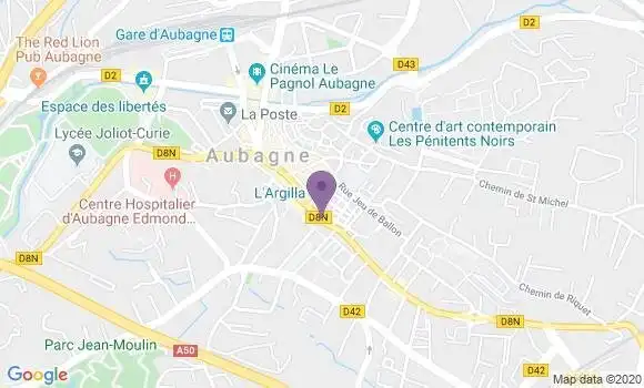 Localisation Aubagne Central Parc Bp - 13400