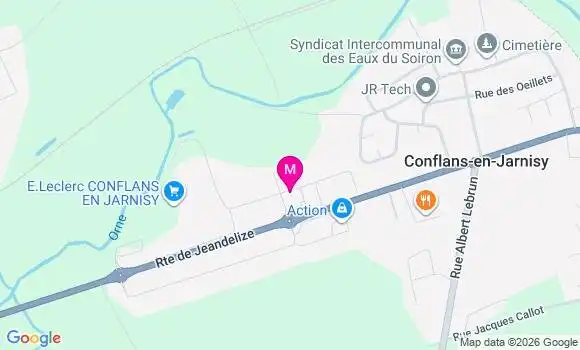 Localisation E.leclerc - 54800