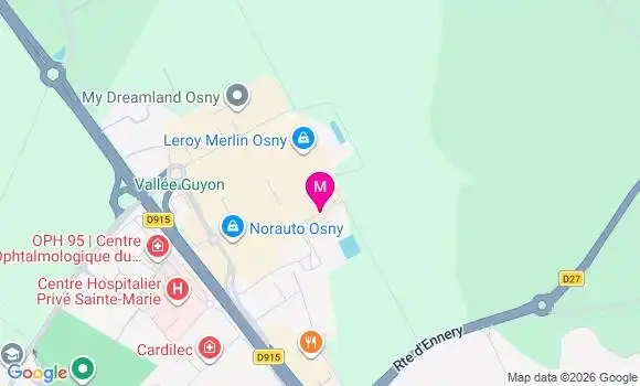 Localisation Auchan - 95520