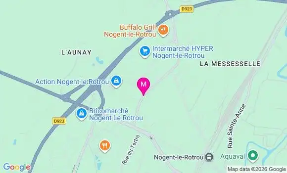 Localisation Intermarche Hyper - 28400