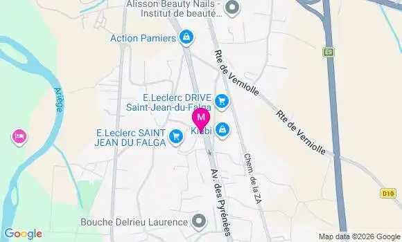 Localisation E.leclerc - 09100