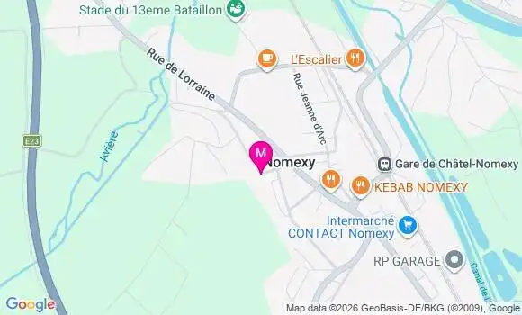 Localisation Nomexy - 88440