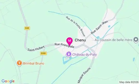 Localisation Chenu - 72500