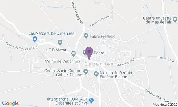 Localisation Cabannes Bp - 13440