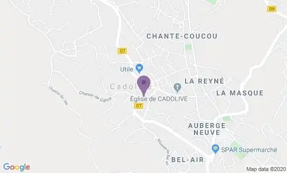 Localisation Cadolive Bp - 13950