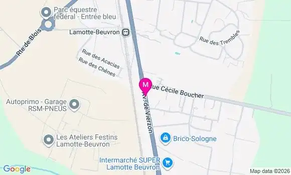Localisation Intermarche Super - 41600