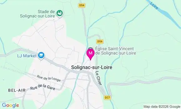 Localisation Solignac sur Loire - 43370