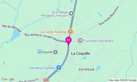 Localisation Carrefour Market - 24450