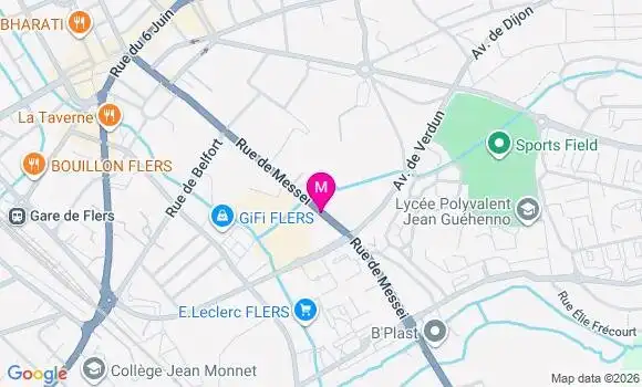 Localisation Intermarche Hyper - 61100