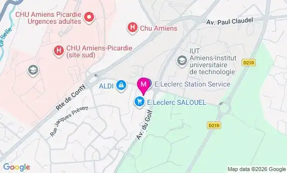 Localisation E.leclerc - 80480