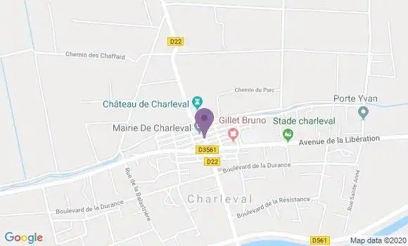 Localisation Charleval Bp - 13350