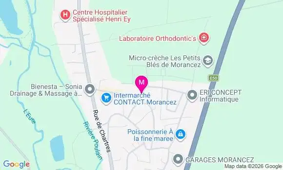 Localisation Intermarche Contact - 28630