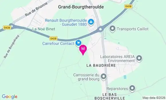 Localisation Carrefour Contact - 27520