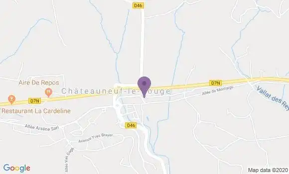 Localisation Chateauneuf le Rouge Ap - 13790