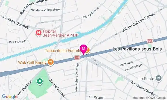Localisation Magasin Proxi - 93320