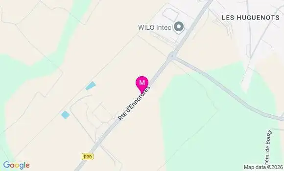Localisation Carrefour Market - 18700