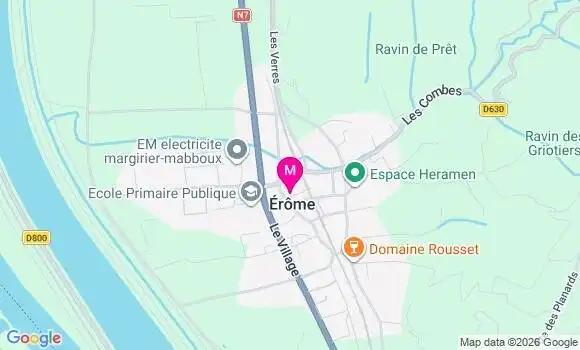 Localisation Erome - 26600