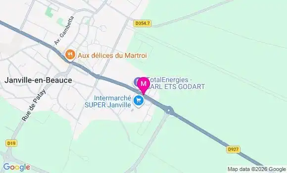 Localisation Intermarche Super - 28310
