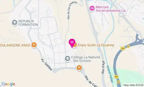 Localisation Carrefour Contac - 13100