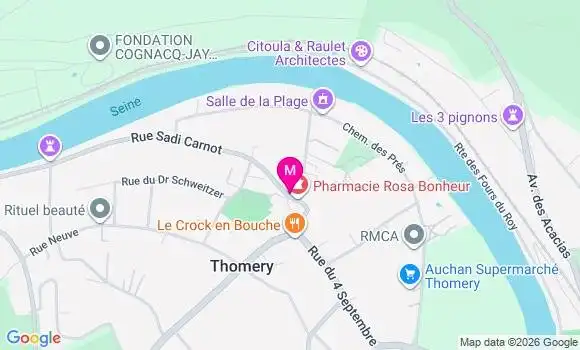 Localisation Thomery - 77810