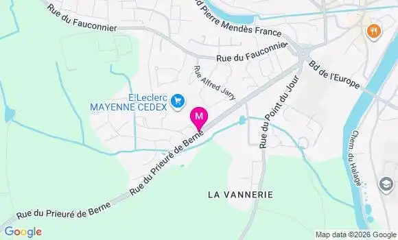 Localisation E.leclerc - 53100