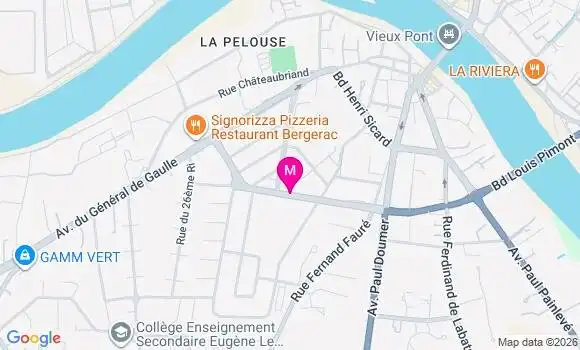 Localisation Le Naillac - 24100