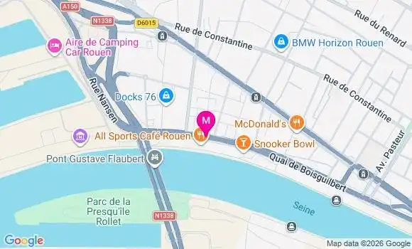Localisation Carrefour City Lesseps - 76000
