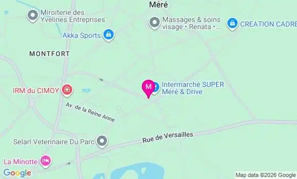 Localisation Intermarche Super - 78490