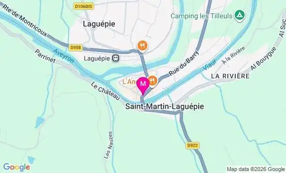 Localisation Laguepie - 82250