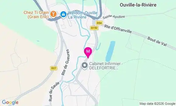 Localisation Ouville la Riviere Gaulle Gaulle - 76860