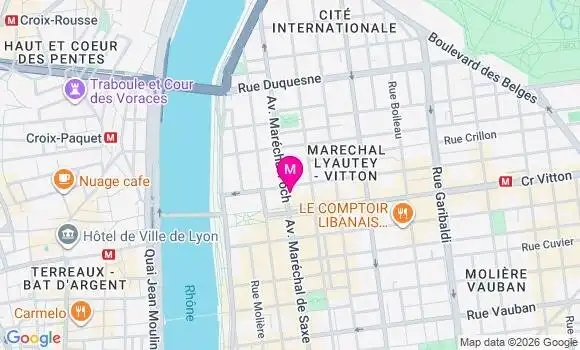 Localisation Carrefour Express Foch - 69006