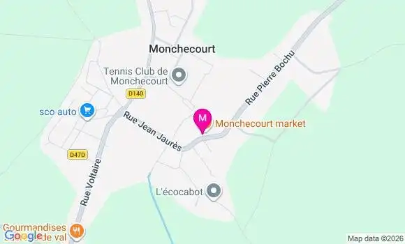 Localisation Monchecourt - 59234