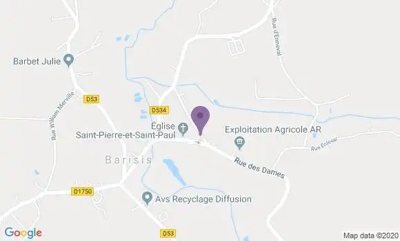 Localisation Barisis Ap - 02700