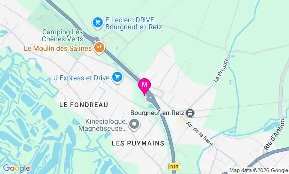 Localisation U Express - 44580